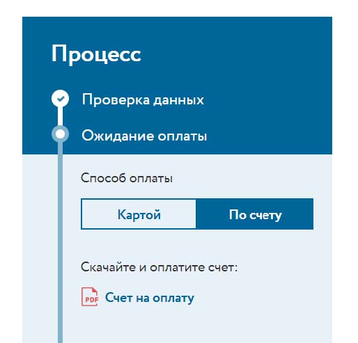 Оплата выпуска удаленной ЭЦП